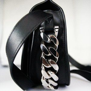 Givenchy Calfskin Infinity Saddle Bag Black